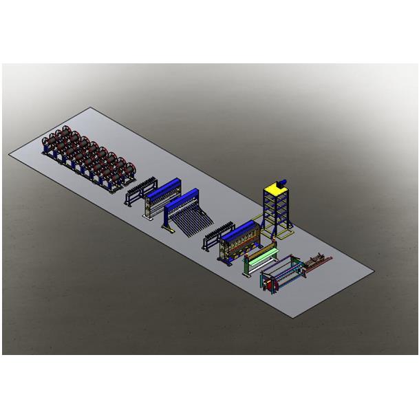 MET4CHMC120 INSTALLATION DE TREILLIS SOUDES SYSTEME CONTINUE