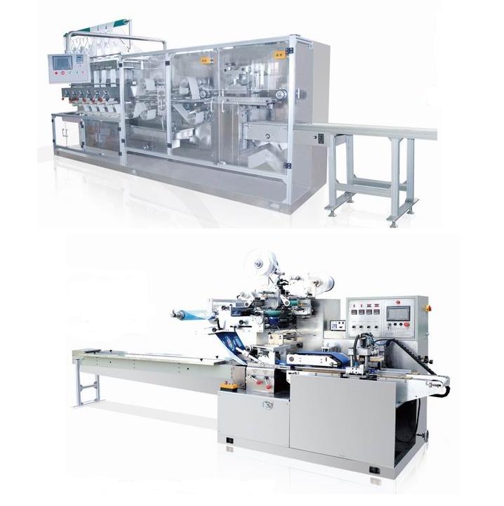 CD-1828I MACHINE SEMI-AUTO DE PLIAGE DE TISSU HUMIDE ET MACHINE D’EMBALLAGE 30 ~ 50 PAQUETS / MIN