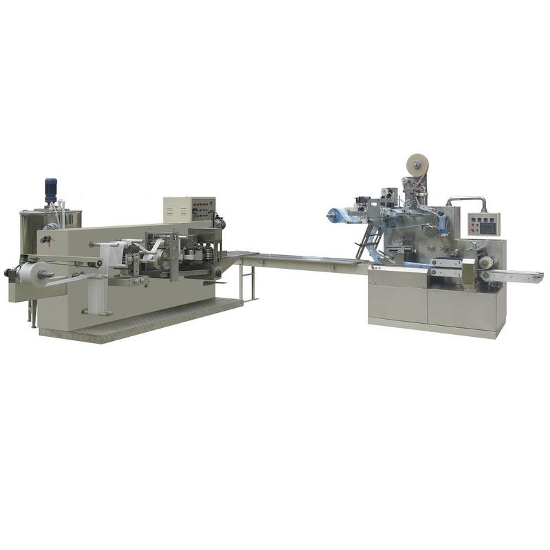 CD-2030 MACHINE SEMI AUTO PLIAGE ET EMBALLAGE DE TISSU HUMIDE 40 ~ 60 PAQUETS / MIN