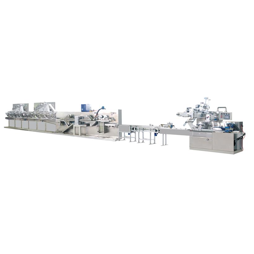 CD-2000 MACHINE COMPLÈTEMENT AUTOMATIQUE DE TISSU HUMIDE 30 ~ 50 PAQUETS MIN