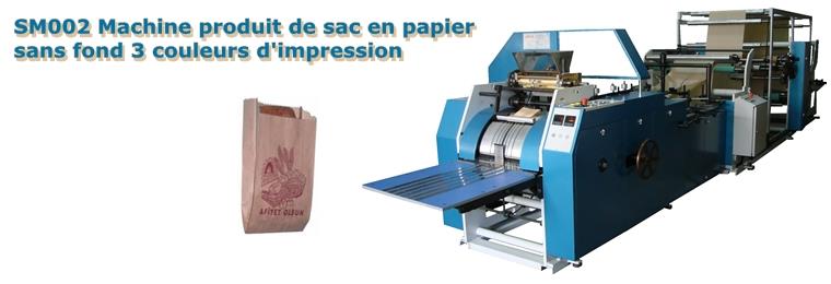 SM002 AUTOMATIC PAPER FOOD BAG MACHINE WITH 3 COLO