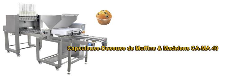 LIGNE AUTOMATIC FOR MUFFINS AND CUP-CAKES