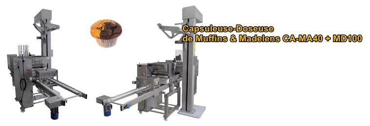 LIGNE AUTOMATIC FOR MUFFINS AND CUP-CAKES