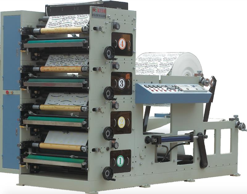 SE-850B FLEXO BASKI MAKİNESİ 4 RENK