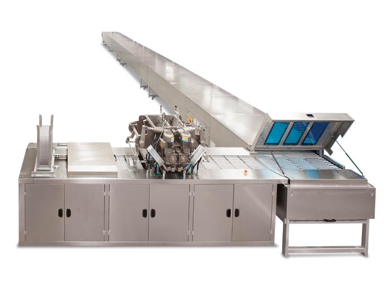 MKCD-450 MACHINE FOR RODUCTION OF CHOCOLATE WITH CREAM FILLING (BATON-BAR-MINI TABLET) 300-540 KG HEURE