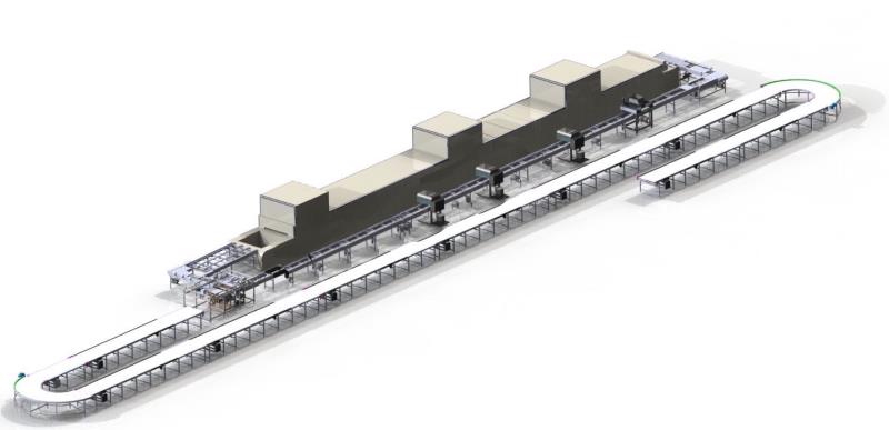 USINE COMPLETE FULL AUTOMATIQUE DE PRODUCTION MUFFINS & MADELEINES 750-800 KG-H-ECO