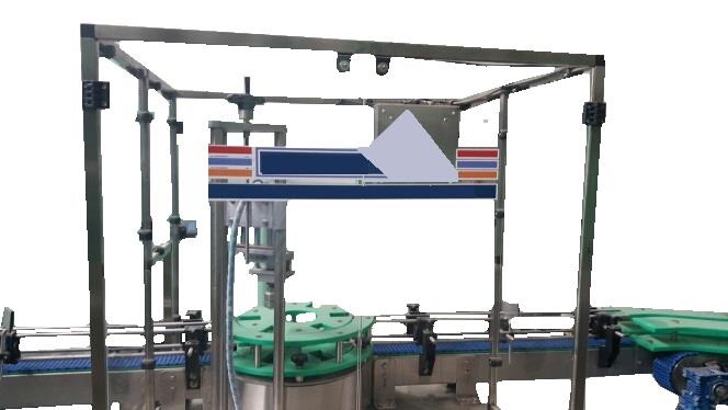 YOKM-Y STEP BY STEP WORKING STAR WHEEL TYPE SEMI-AUTOMATIC CAPPING MACHINE