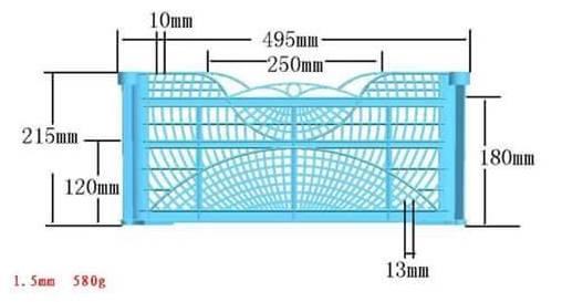 PE-580 GR MOULE DE CAGEOT 495 X 300 X 215 MM