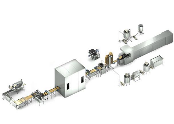 AWBO-60/500 AUTOMATIC WAFER PRODUCTION LINE 60 PLATES 350x500mm