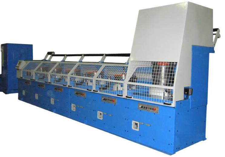 SMS600-9 + SMS 400-6 INCLINED-BLOCK WIRE DRAWING MACHINE WITH DENSER LEVER 5 TON 20 HEURE (ENTRY 6.00mm SORTIE 0.80mm)