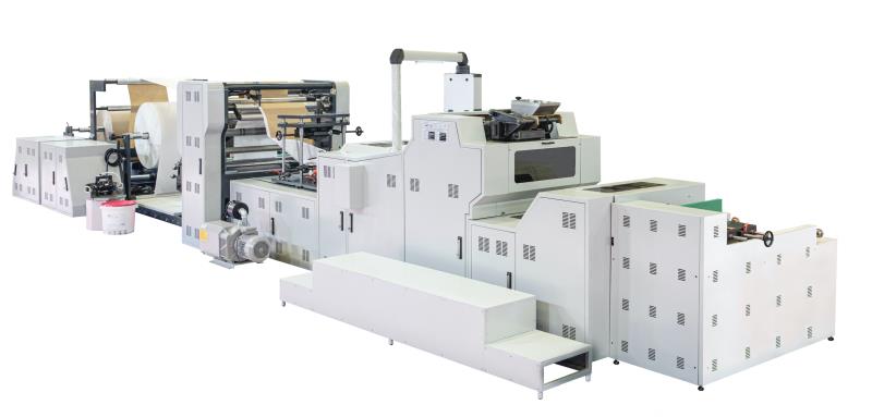 GERMA-320 ROLL FED SQUARE BOTTOM PAPER BAG MACHINE